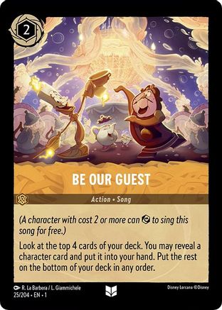 (025/204) Be Our Guest - The First Chapter Cold Foil