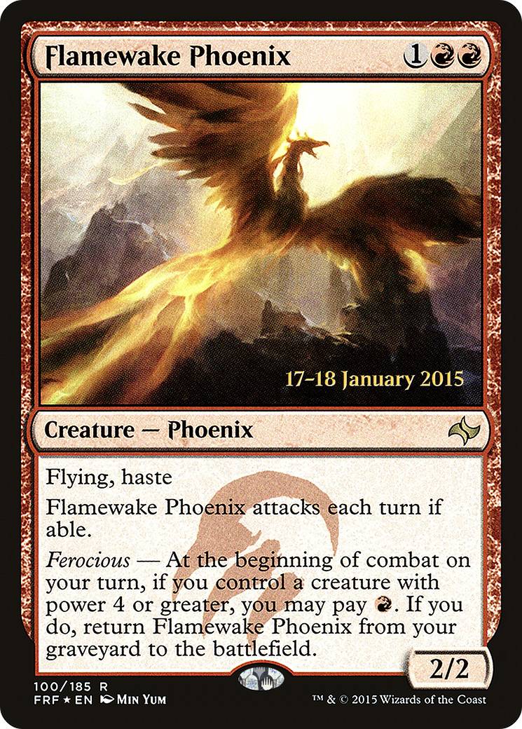 Flamewake Phoenix (PRE-100S) - Fate Reforged Promos (Prerelease) Foil