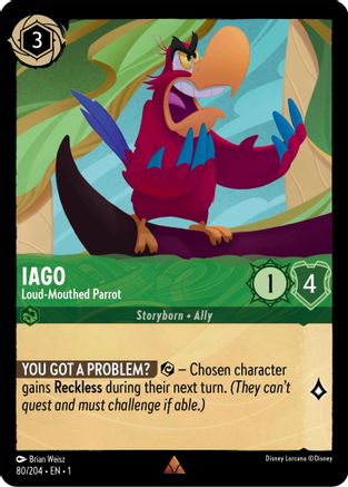 (080/204) Iago - Loud-Mouthed Parrot - The First Chapter Normal