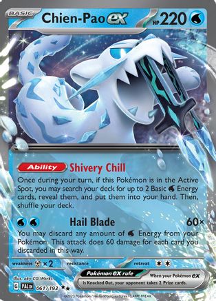 Chien-Pao ex (61/193) - SV02 Paldea Evolved Holofoil - Double Rare