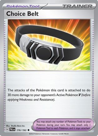 Choice Belt (176/193) - SV02 Paldea Evolved - Uncommon