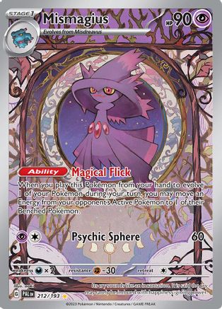 Mismagius (212/193) - SV02 Paldea Evolved Holofoil - Illustration Rare