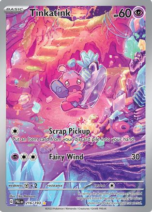 Tinkatink (216/193) - SV02 Paldea Evolved Holofoil - Illustration Rare
