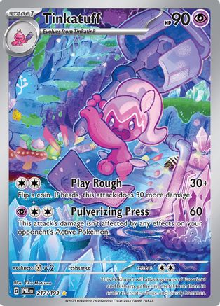 Tinkatuff (217/193) - SV02 Paldea Evolved Holofoil - Illustration Rare