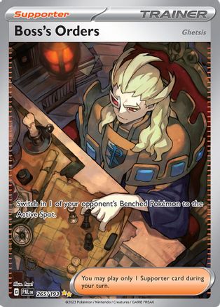 Boss's Orders (265/193) - SV02 Paldea Evolved Holofoil - Special Illustration Rare