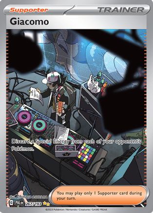 Giacomo (267/193) - SV02 Paldea Evolved Holofoil - Special Illustration Rare