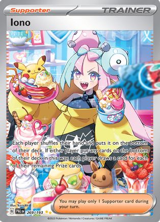 Iono (269/193) - SV02 Paldea Evolved Holofoil - Special Illustration Rare