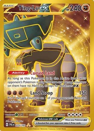 Ting-Lu ex (275/193) - SV02 Paldea Evolved Holofoil - Hyper Rare