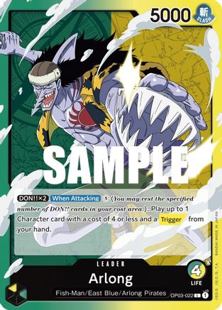 (OP03-022) Arlong - Pillars of Strength Normal