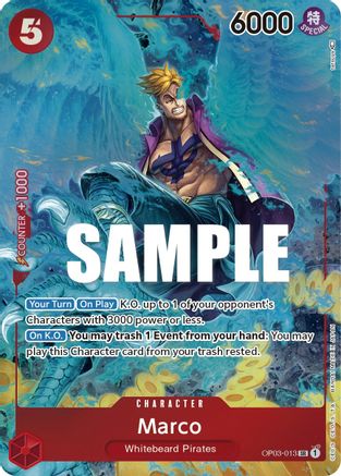 (OP03-013) Marco (Alternate Art) - Pillars of Strength Foil
