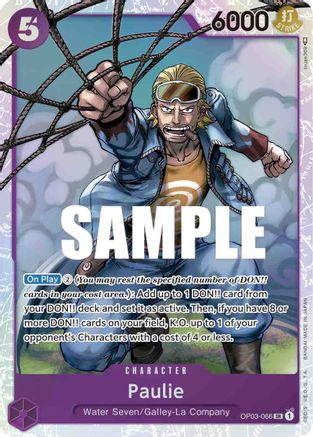 (OP03-066) Paulie - Pillars of Strength Foil