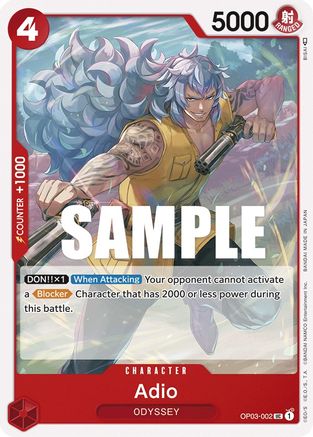 (OP03-002) Adio - Pillars of Strength Normal