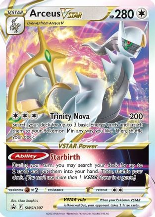 Arceus VSTAR SWSH307 - SWSH Sword & Shield Promo Cards Holofoil - Promo