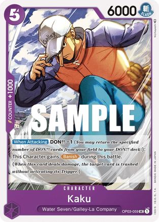 (OP03-059) Kaku (059) - Pillars of Strength Normal