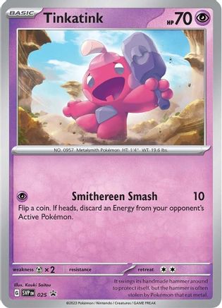 Tinkatink (Cosmo Holofoil) (25) - SV Scarlet & Violet Promo Cards Holofoil - Promo
