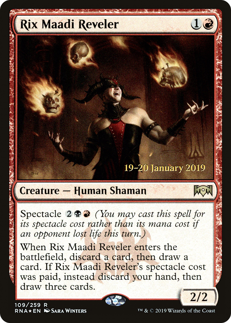 Rix Maadi Reveler (PRE-109S) - Ravnica Allegiance Promos (Prerelease) Foil