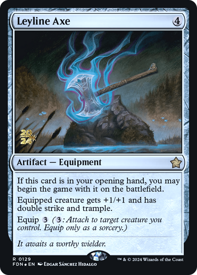 Leyline Axe (PRE-129) - Foundations Promos (Prerelease) Foil