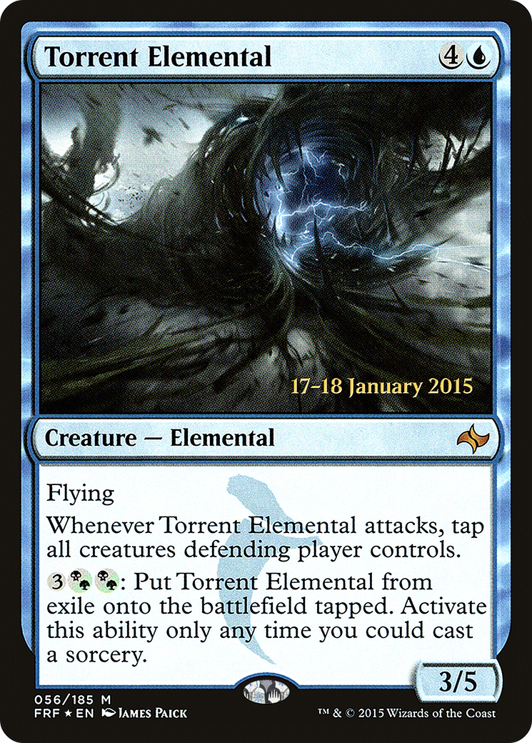 Torrent Elemental (PRE-56S) - Fate Reforged Promos (Prerelease) Foil
