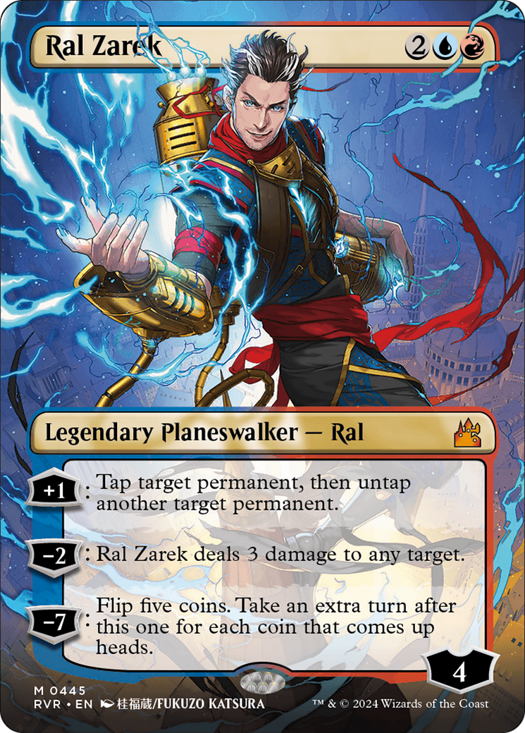 Ral Zarek (Anime Borderless) (RVR-445) - Ravnica Remastered (Borderless)
