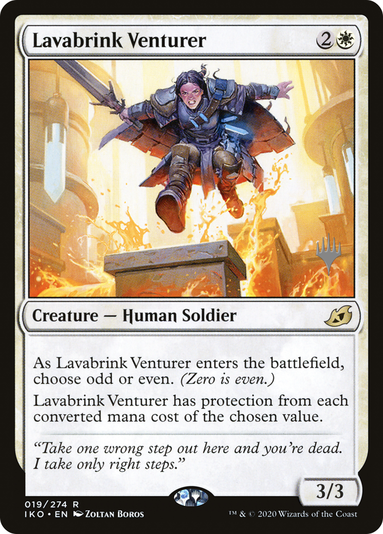 Lavabrink Venturer (PPIKO-19P) - Ikoria: Lair of Behemoths Promos (Promo Pack)