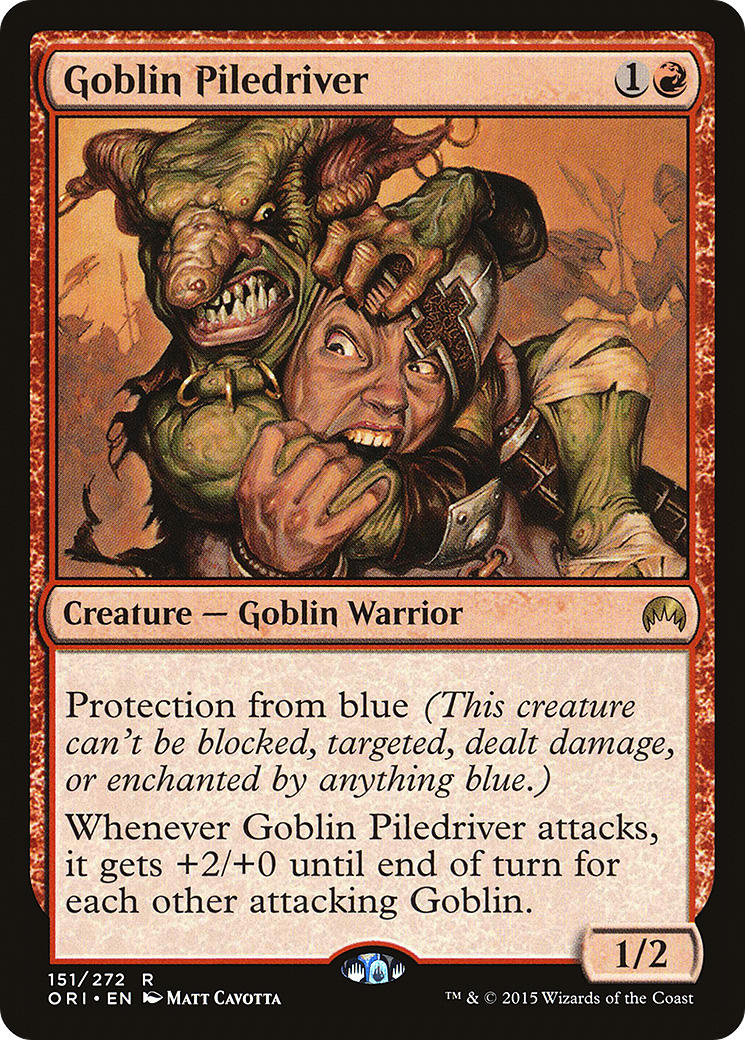 Goblin Piledriver (ORI-151) - Magic Origins Foil
