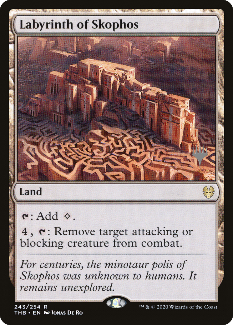 Labyrinth of Skophos (PPTHB-243P) - Theros Beyond Death Promos (Promo Pack) Foil