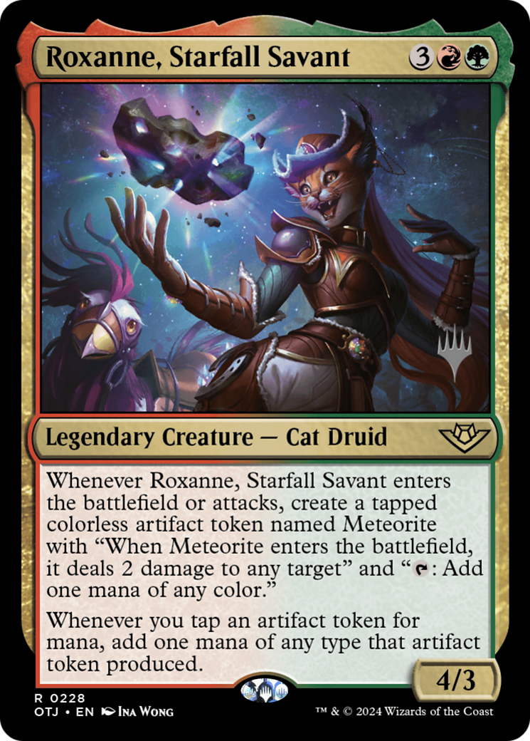 Roxanne, Starfall Savant (PPOTJ-228) - Outlaws of Thunder Junction Promos (Promo Pack)