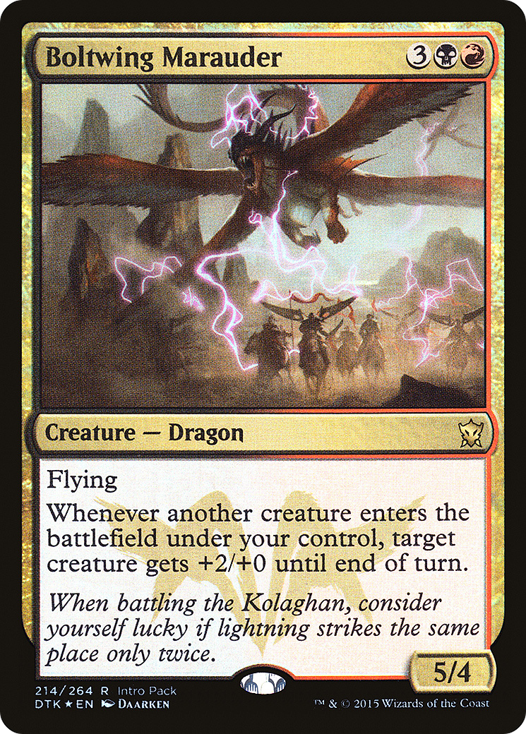 Boltwing Marauder (UMP-214) - Dragons of Tarkir Promos Foil