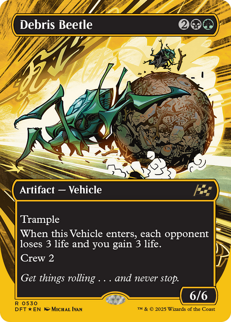 Debris Beetle (Borderless)(DFT-530) - Aetherdrift Foil