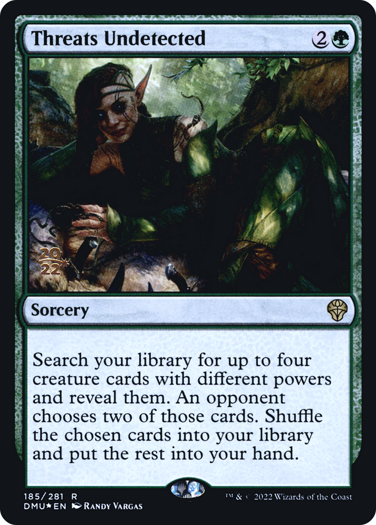 Threats Undetected (PRE-185) - Dominaria United Promos (Prerelease) Foil