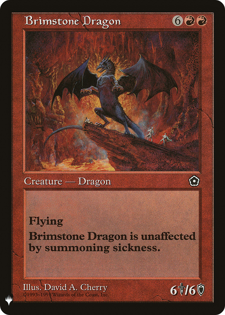 Brimstone Dragon (LIST-P02-92) - The List
