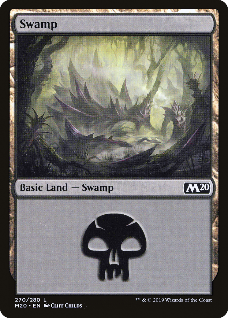 Swamp (M20-270) - Core Set 2020 Foil