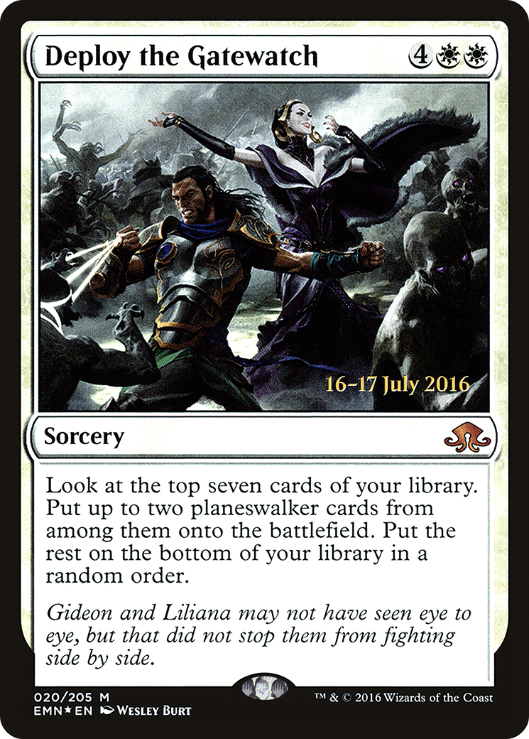 Deploy the Gatewatch (PRE-20S) - Eldritch Moon Promos (Prerelease) Foil