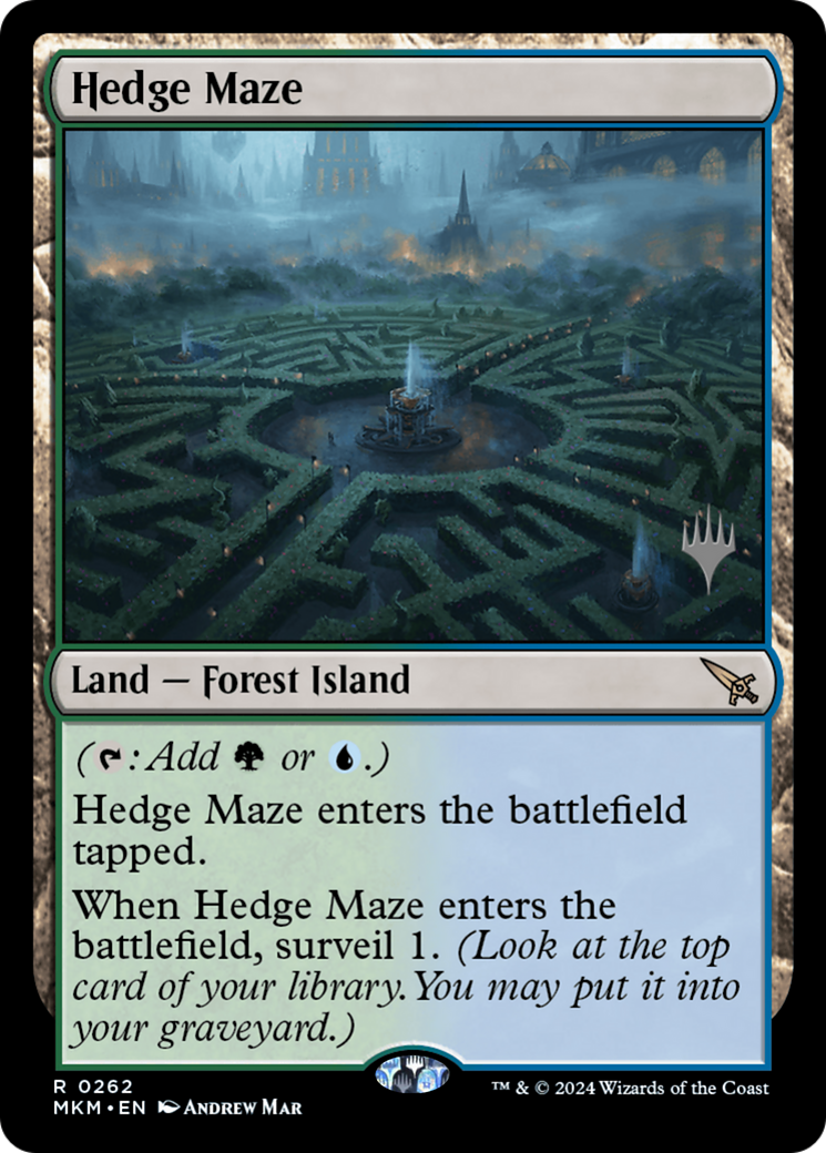 Hedge Maze (PPMKM-262) - Murders at Karlov Manor Promos (Promo Pack) Foil