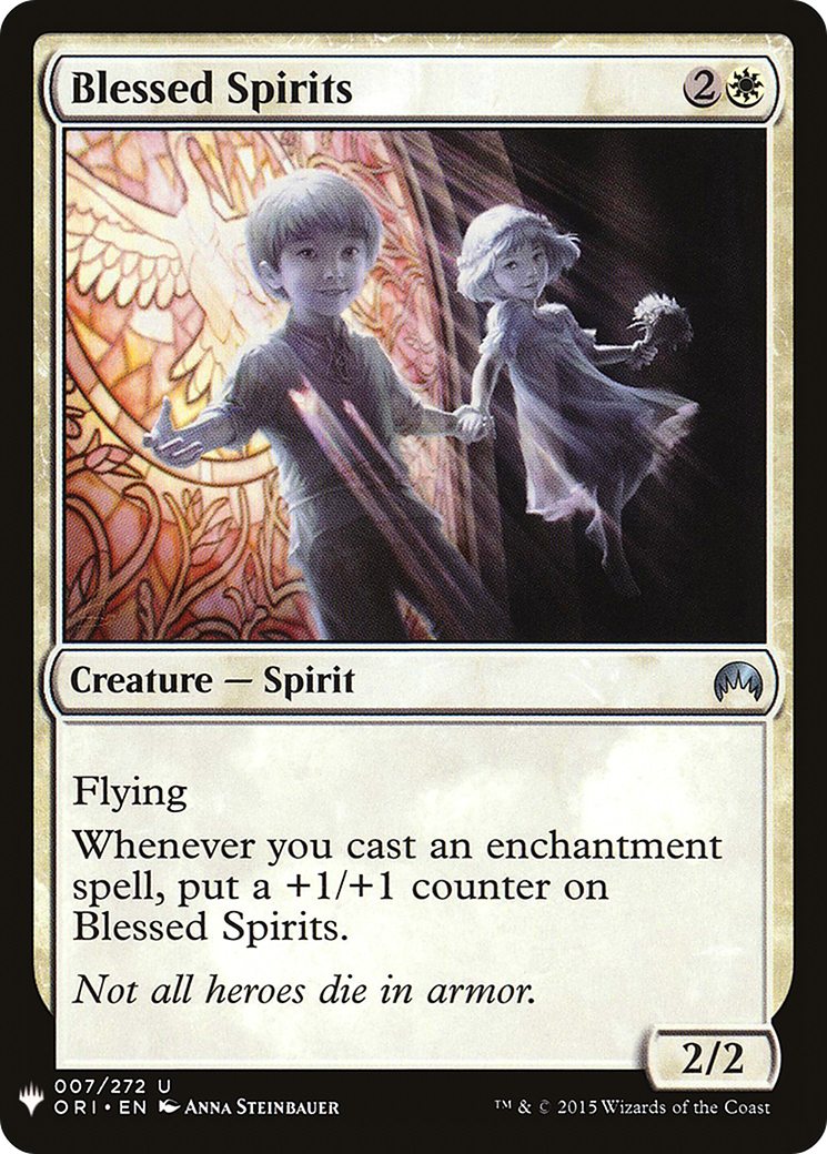 Blessed Spirits (LIST-ORI-7) - The List