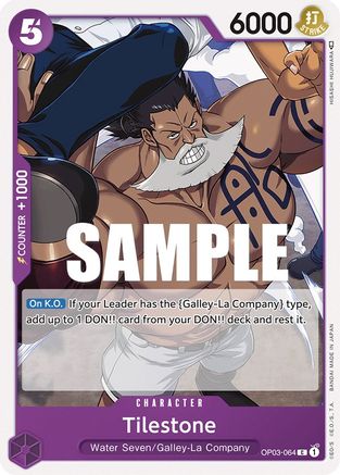 (OP03-064) Tilestone - Pillars of Strength Normal