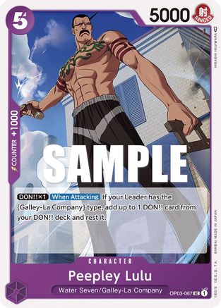 (OP03-067) Peepley Lulu - Pillars of Strength Normal