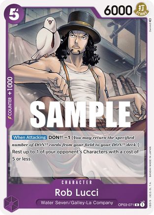 (OP03-071) Rob Lucci (071) - Pillars of Strength Foil