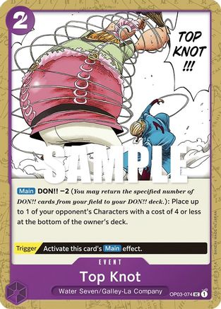 (OP03-074) Top Knot - Pillars of Strength Normal