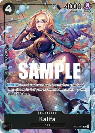 (OP03-081) Kalifa (081) (Alternate Art) - Pillars of Strength Foil