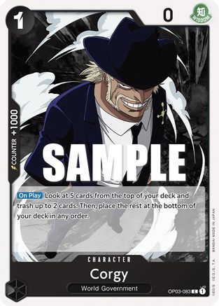 (OP03-083) Corgy - Pillars of Strength Normal