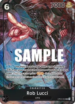 (OP03-092) Rob Lucci (092) (Alternate Art) - Pillars of Strength Foil