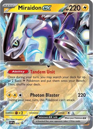 Miraidon ex (28) - SV Scarlet & Violet Promo Cards Holofoil - Promo