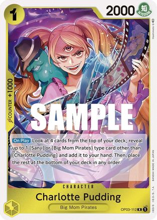 (OP03-112) Charlotte Pudding - Pillars of Strength Foil