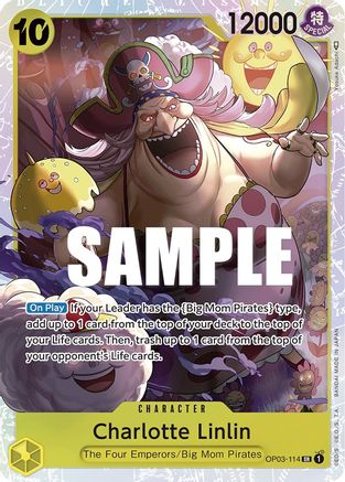 (OP03-114) Charlotte Linlin (114) - Pillars of Strength Foil