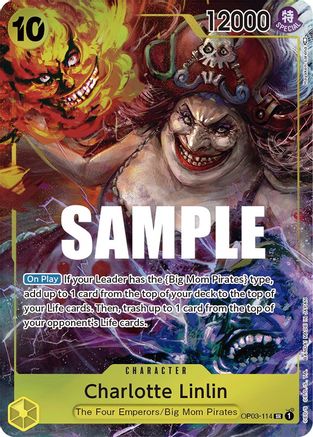 (OP03-114) Charlotte Linlin (114) (Alternate Art) - Pillars of Strength Foil
