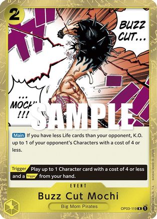 (OP03-119) Buzz Cut Mochi - Pillars of Strength Foil