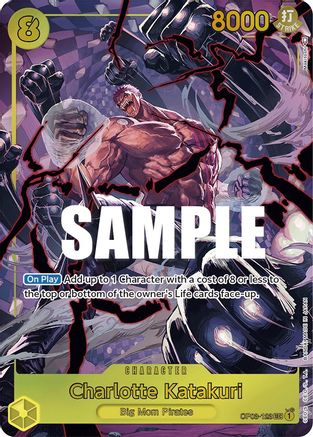 (OP03-123) Charlotte Katakuri (123) (Alternate Art) - Pillars of Strength Foil