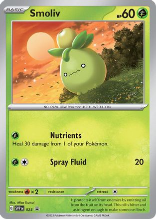 Smoliv (23) - SV Scarlet & Violet Promo Cards Holofoil - Promo