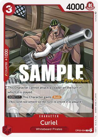 (OP03-004) Curiel - Pillars of Strength Pre-Release Cards Normal